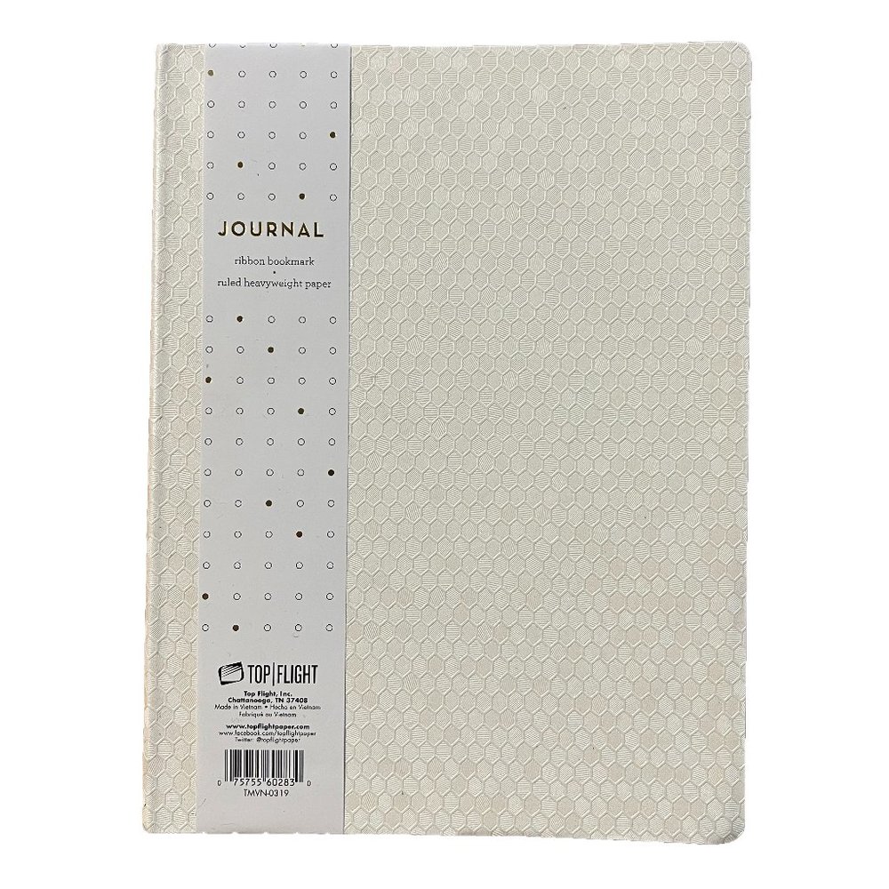 Top Flight Journal Ruled 8” X 6” Ribbon Bookmark Heavyweight Paper (‎ 2-PK) NEW
